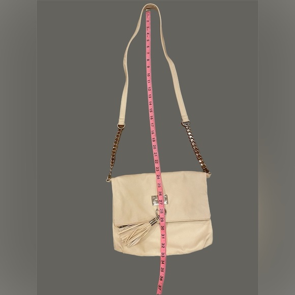 Nine West Off White Fold Over Crossbody Bag - Picture 7 of 9